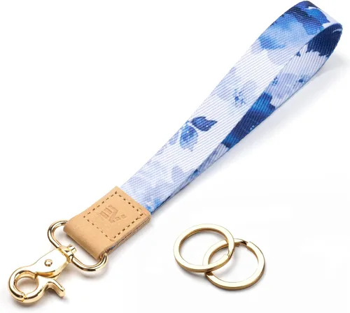 Miniatura 20 de EcoVision - Llaveros lindos con correa para llaves, llavero de muñeca para mujer, correa de insignia con 2 argollas para llaves