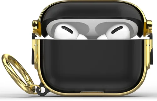 Miniatura 27 de Maxjoy Funda para AirPods 3 con cerradura, bonita funda protectora rígida para AirPod 3 de tercera generación para mujeres y hombres con llavero