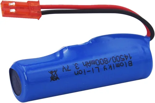 Miniatura 7 de Blomiky 3.7 V 800 mAh batería recargable de iones de litio con enchufe JST y cable USB para Huina 1337 1338 RC construcción camiones /1337 JST