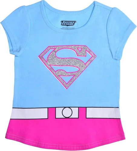 Miniatura 8 de DC Comics Justice League Girls T-Shirt 4 Pack for Toddler GreyPurpleRedBlue