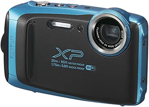Miniatura 4 de Fujifilm FinePix XP130 Cámara digital impermeable con tarjeta SD de 16 GB - Azul cielo