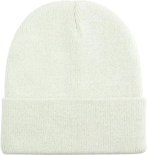 Miniatura 34 de UTTPLL Gorros de punto cálidos para bebé, gorro grueso y suave para niño y niña, gorro acanalado con puños para niños y niñas