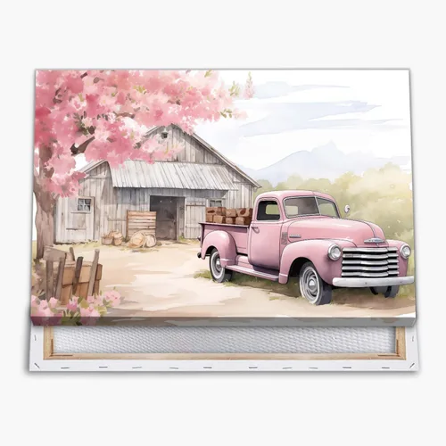 Miniatura 7 de BACKYMRJCART Arte de pared vintage de paisaje de campo de flores silvestres, paisaje, paisaje rústico, arte de pared, naturaleza, prado, pintura