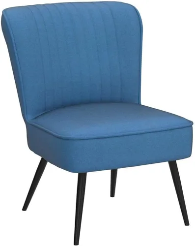 Miniatura 5 de Alunaune Moderno juego de 2 sillas decorativas azules para sala de estar, juego de muebles tapizados para dormitorio, pantuflas, silla de recepción