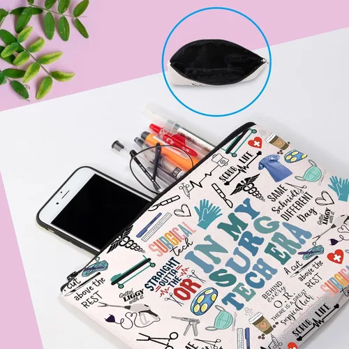 Miniatura 6 de Regalo de tecnología quirúrgica, regalo para enfermera, médico, regalo en bolsa de maquillaje My Surg Tech, regalo para cirujano tecnólogo Surg Tech