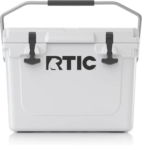 Miniatura 12 de RTIC Enfriador ultra resistente, caja de cofre de hielo aislada dura para playa, bebida, camping, picnic, pesca, barco, barbacoa Azul marino