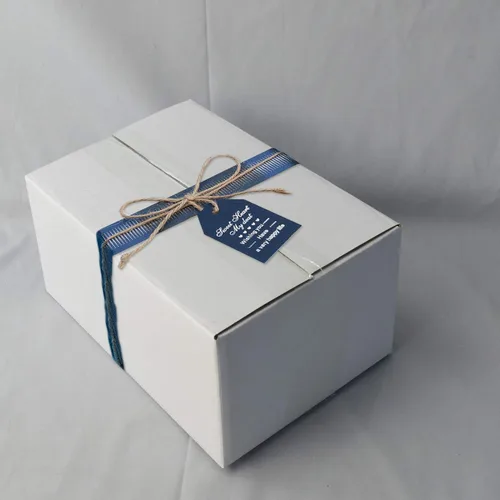Miniatura 3 de PETAFLOP - Paquete de 25 cajas de envío de 10x7x5 pulgadas, caja de cartón corrugado blanca para embalaje de pequeñas empresas