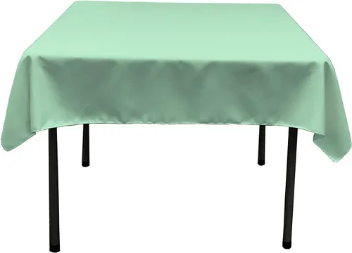 Miniatura 70 de LA Linen. Mantel cuadrado de popelina de poliéster