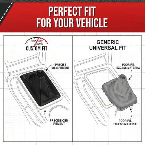 Miniatura 2 de RedlineGoods Funda de palanca de cambios - Palanca de cambios C6 compatible con Chevrolet Corvette C5 1997-04. Hecho a medida, no universal. Gamuza