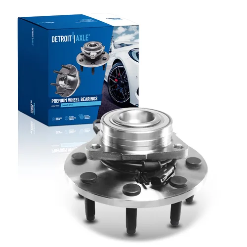Miniatura 16 de Detroit Axle - Buje de rodamiento de rueda delantera 4WD para Ford F-250 F-350 Super Duty 2003-2004, Excursion 2003-2005, reemplazo del conjunto