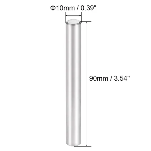 Miniatura 2 de uxcell 0.394 x 3.543 in (aproximadamente 25/64 pulgadas) pasador de clavija de acero inoxidable 304 Litera de madera para litera, pasadores