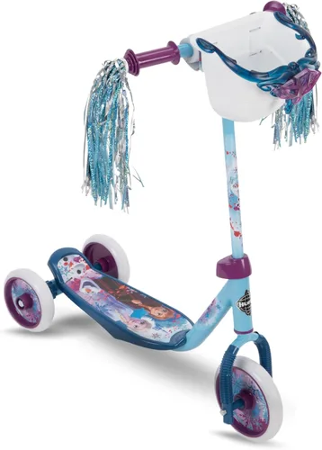 Huffy Toddler 3-Wheel Scooter for Kids, Multiple Colors & Licensed Character Graphics, Ages 3+, Durable Steel Frame, Wide Non-Slip Deck, Stable