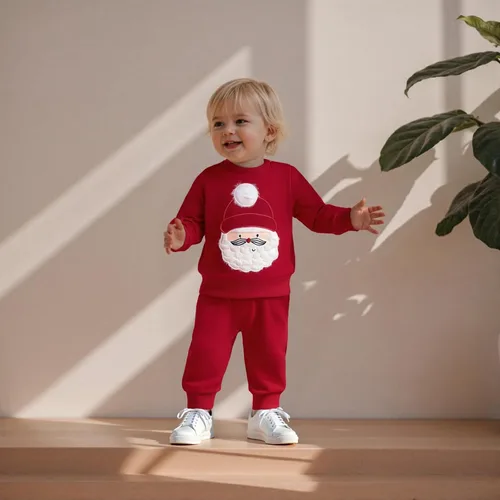 Miniatura 58 de Conjunto de camisa larga y divertida para bebé niño y niña, ropa de primera Navidad, 6, 12, 18, 24 meses, 2T