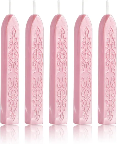 Miniatura 10 de Varillas de Cera para Sellar, Yoption 10 Piezas Varillas de Cera Multicolor con Mechas para Invitación de Boda Sobres de Regalo Tarjetas de Navidad