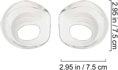 Miniatura 2 de Talones de gel para mujeres y hombres, almohadillas ortopédicas de cuña lateral para fascitis plantar, alivio del dolor de pies, plantillas de apoyo