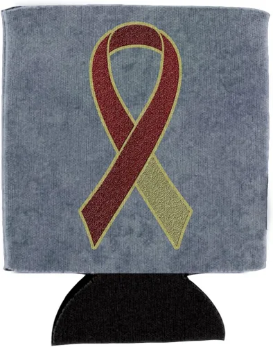 Miniatura 65 de Caroline's Treasures AN1203CC - Cinta amarilla para sarcoma, hueso o vejiga para concientización sobre el cáncer de lata o botella, enfriador