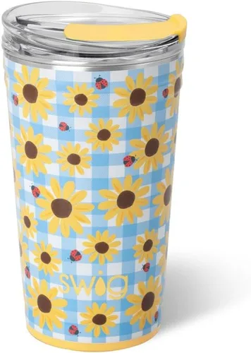 Miniatura 16 de Swig Life - Vaso de 22 oz con aislamiento térmico, vaso de café con tapa, apto para portavasos, apto para lavavajillas, acero inoxidable, taza