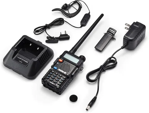 Miniatura 6 de [Versión compatible con UV-5R FCC] BAOFENG GT-5R Radio bidireccional de doble banda, radio de jamón UHF VHF de mano para adultos, emisión limpia