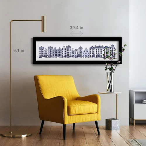 Miniatura 7 de Thea Gouverneur - Kit de punto de cruz con cuentas - City Street Amsterdam - Aida - 16 unidades - Kits de bordado para adultos - Manualidades
