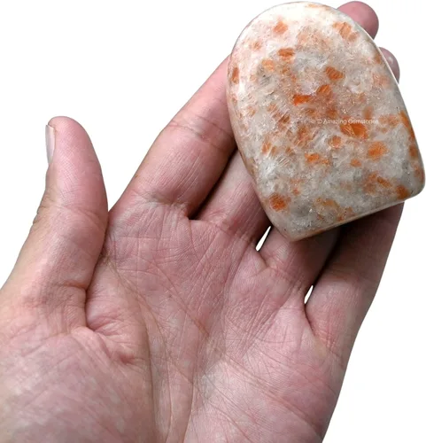 Miniatura 14 de Amazing Gemstone Piedra de palma y cristales de turmalina negra, piedras preciosas y cristales de grado A++, cristales curativos y piedras