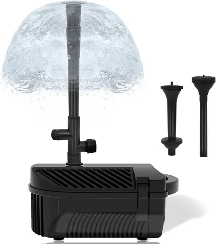 Miniatura 12 de Bomba de fuente de agua grande de 1320 GPH/100 W, kits de fuente de bomba de estanque para exteriores, equipo de estanque con 3 opciones