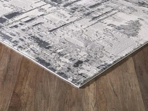 Miniatura 4 de Abani Rugs - Alfombra decorativa de 5 pies 3 pulgadas x 7 pies 6 pulgadas, color azul marino, azul y gris, colección Vista