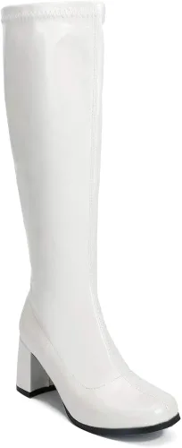 Miniatura 3 de LIURUIJIA Botas Go Go para mujer sobre la rodilla, talón con cremallera, XZ-YX-01-XK