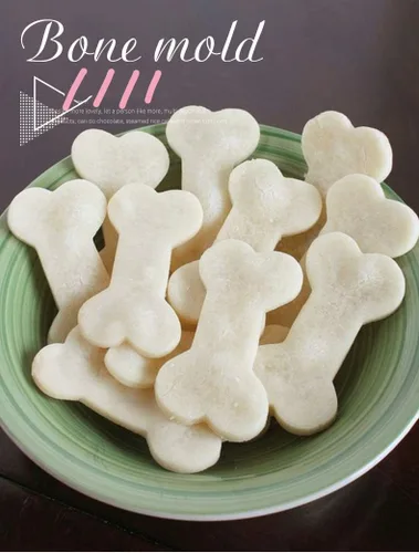 Miniatura 6 de Juego de cortadores de galletas con forma de hueso de perro, molde de galletas de acero inoxidable para perros y gatos Dogbone