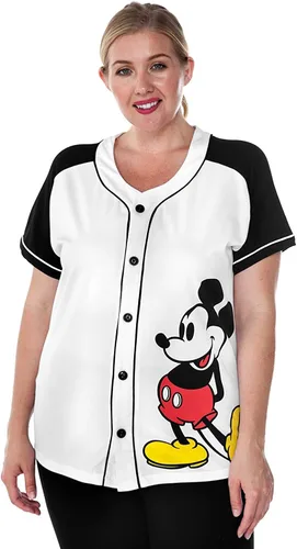 Miniatura 6 de Disney Mickey Mouse 28 - Camiseta para mujer con botones frontales