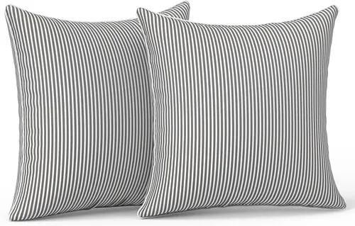 Miniatura 85 de LVTXIII Juego de 2 almohadas lumbares para patio, 12 x 20 pulgadas, resistentes a la decoloración, para exteriores con interiores, cojines lumbares