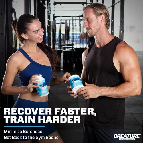 Miniatura 7 de CREATURE® Creatine Complex - Cápsulas de monohidrato de creatina con 5 tipos de creatina, incluyendo Con-Crēt® creatina HCL, promueve los músculos