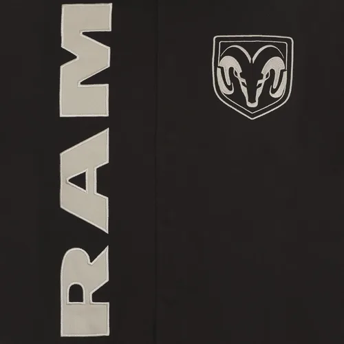 Miniatura 5 de JH DESIGN GROUP Chaqueta Dodge RAM para hombre, un abrigo de sarga clásico bordado