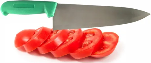 Miniatura 2 de Cuchillo de chef de 8 pulgadas de varios colores y paquetes, cubiertos de cocina comercial Razor Sharp - Cuchillos de cocina (paquete de 3 - verde)
