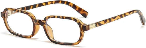 Miniatura 10 de Breaksun Gafas Retro Rectangulares para Mujeres y Hombres, Gafas Pequeñas Cuadradas con Bloqueo de Luz Azul, Anteojos Vintage