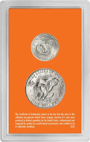 Miniatura 2 de American Coin Treasures Último dólar de Eisenhower y primer dólar de Susan B. Anthony