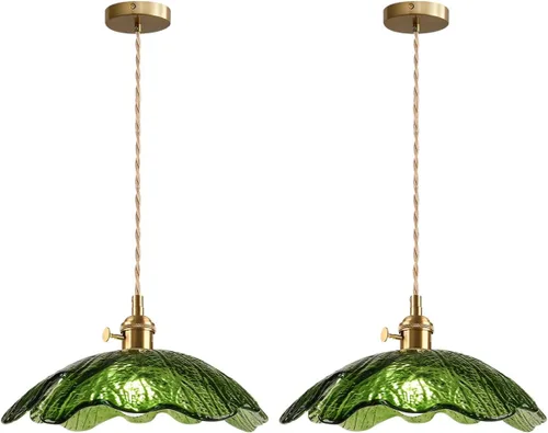 Miniatura 12 de Lámpara colgante colgante moderna de latón dorado 1 luz colgante de vidrio ámbar iluminación diseño cúpula moderna lámpara colgante para isla