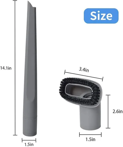Miniatura 5 de Ytaland - Juego de 2 herramientas para grietas y cepillo para polvo compatible con Shark Navigator Lift-Away Aspiradora modelos NV350, NV352, NV355