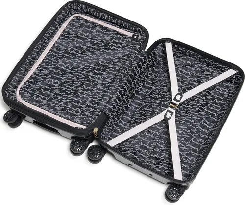 Miniatura 10 de Karl Lagerfeld Paris Carryon Spinner Wheels Hardside para mujer, Negro -, Carryon Spinner Wheels Hardside