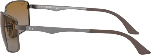 Miniatura 4 de Ray-Ban Gafas de sol rectangulares de metal RB3498 para hombre