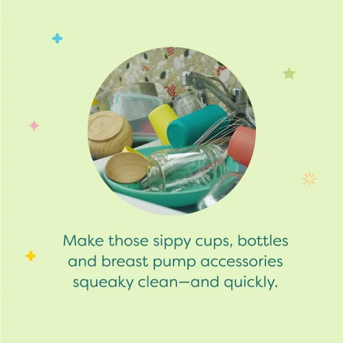 Miniatura 5 de Babyganics Jabón espumoso para platos y biberones, botella con dispensador, cítricos, poder de limpieza derivado de plantas, elimina la leche seca