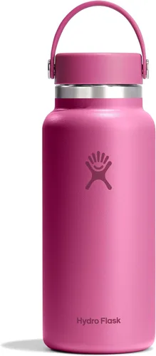Miniatura 22 de Hydro Flask - Botella de agua de acero inoxidable aislada - Boca ancha con tapa flexible, sin derrame, a prueba de fugas y recargable de 40 oz Negro
