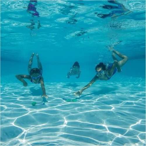 Miniatura 6 de SwimWays Disney Princess Ariel - Varitas de buceo con purpurina, paquete de 3, juguetes de baño y suministros de fiesta en la piscina para niños