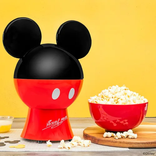 Uncanny Brands Disney Mickey Mouse - Máquina para hacer palomitas de maíz - Electrodoméstico de cocina
