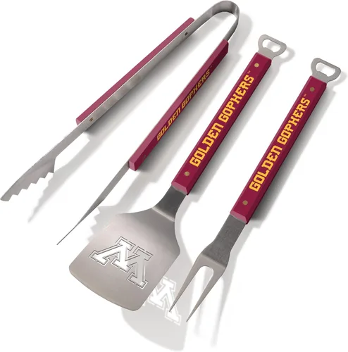 Miniatura 19 de YouTheFan NCAA Spirit Series - Juego de barbacoa de 3 piezas