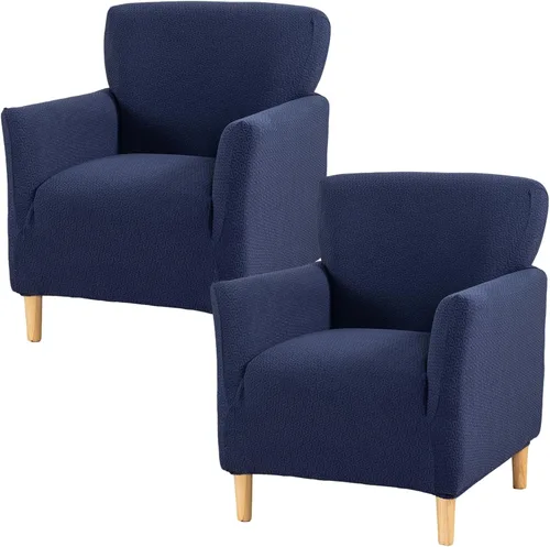 Miniatura 69 de HAOYONG - Funda elástica de terciopelo para silla de banquete, fundas para sillas de 1 pieza, fundas para sillones de sofá, funda suave para sillón
