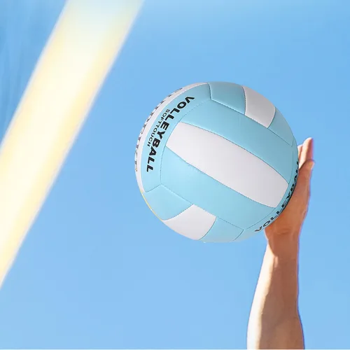 Miniatura 6 de ABAJI Pelota oficial de voleibol más gruesa de poliuretano impermeable antiexplosión 15+ años para niños y niñas, juego de entrenamiento