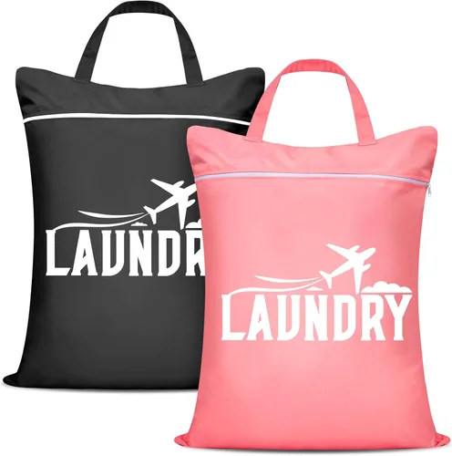 Miniatura 10 de Bolsa grande de viaje para lavandería, lavable, impermeable, bolsa de ropa sucia, bolsa de entrenamiento para gimnasio, lavandería, ropa húmeda