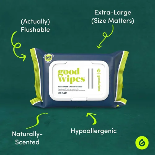 Miniatura 2 de goodwipes Toallitas desechables para glúteos hechas con vitamina E y aloe, dispensador de toallitas húmedas suaves y suaves para uso doméstico