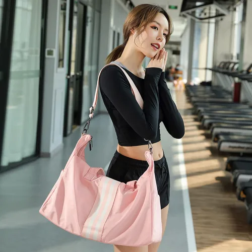 Miniatura 7 de Bolsas de viaje para mujer, bolsa de viaje de fin de semana para mujer, bolsa de gimnasio deportiva, bolsa de lona de entrenamiento, bolsa de hombro