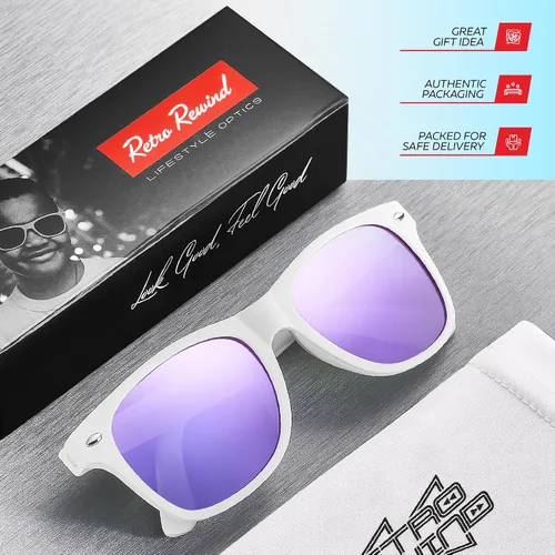 Miniatura 164 de Retro Rewind Lentes de sol para niños y niñas de 3 a 12 años, inastillables, UV400, lentes de sol para niños pequeños